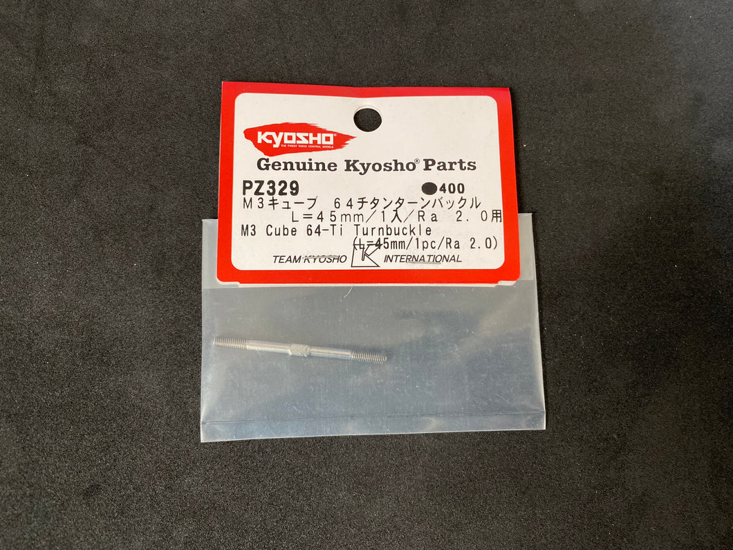 Outlet : PZ329 Kyosho M3 Cube 64-Ti Turnbackle (L=45mm)
