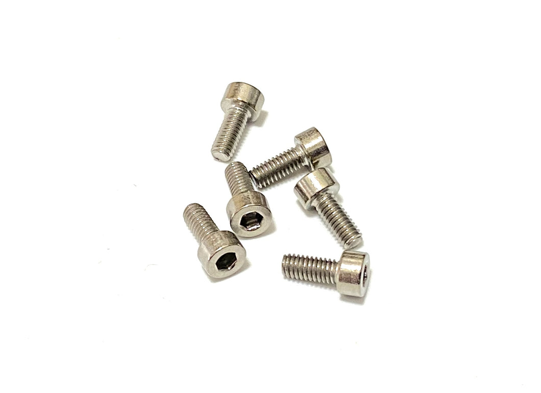 HW-032: M2.5x6 Titanium Hex Cap Head Screw (6pcs)