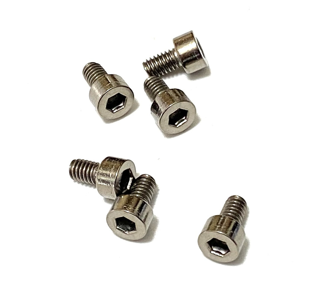 HW-029: M2.5x4 Titanium Hex Cap Head Screw (6pcs)