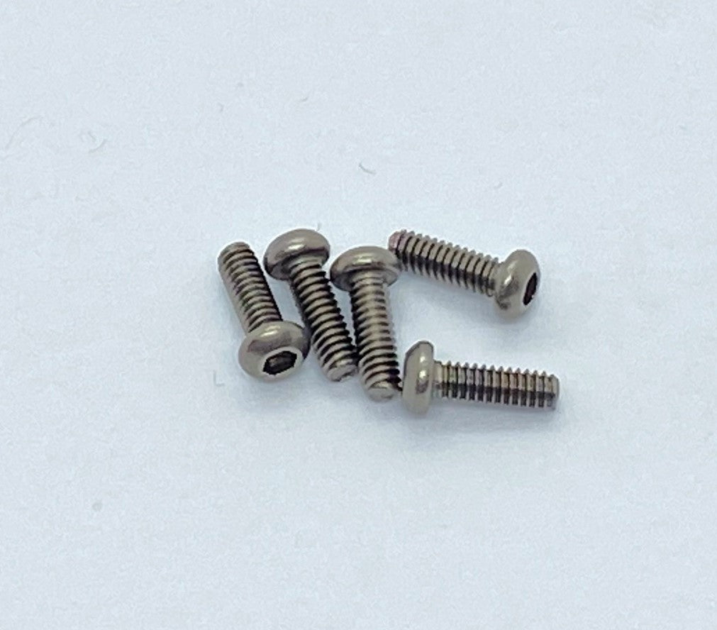 HW-006: M2x6 Titanium Hex Button Screw (5pcs)